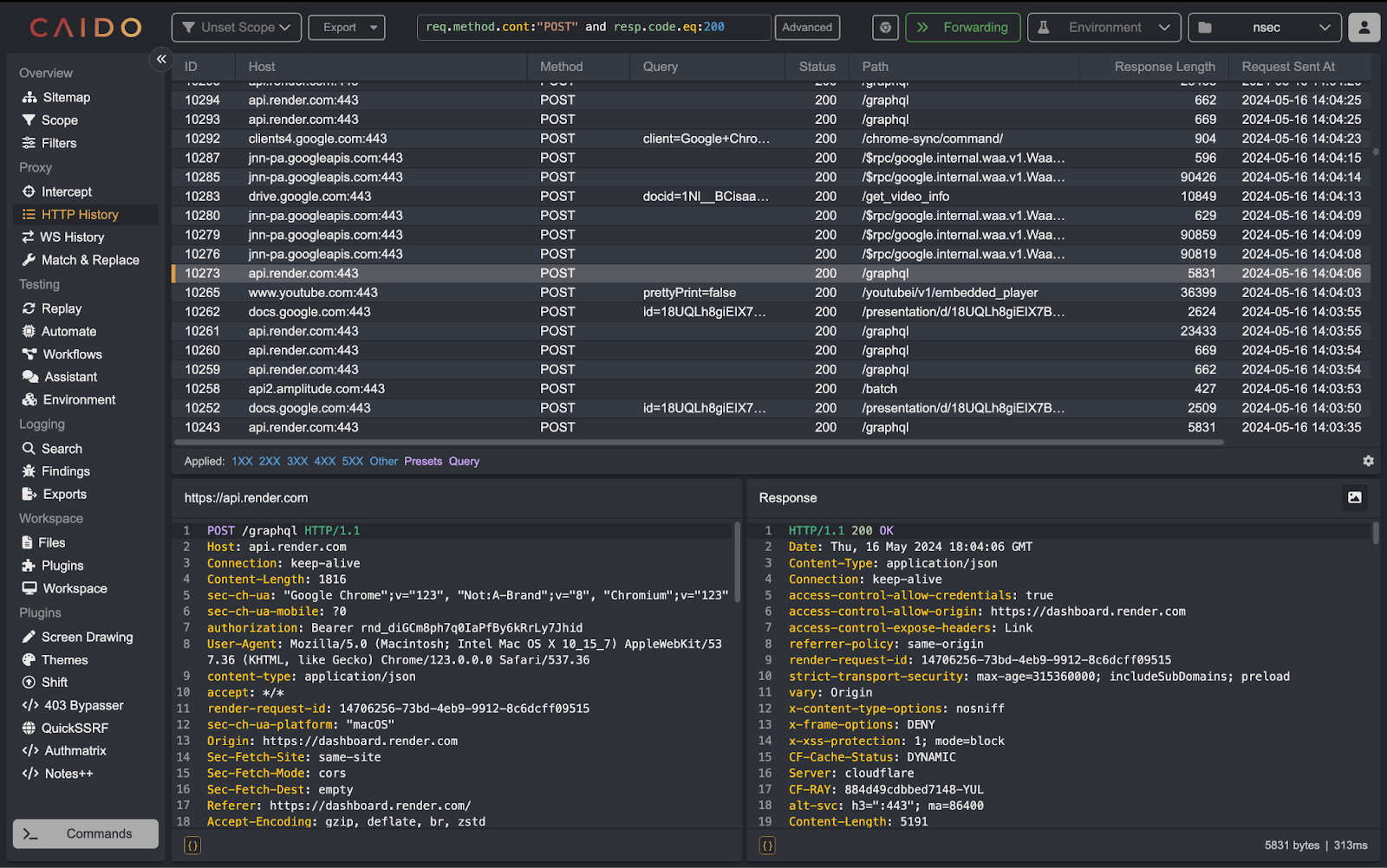 Caido Overview